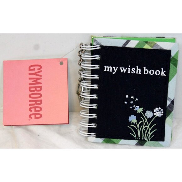 NWT 2004 Gymboree Dandelion Wishes Bag Charm Notebook Spiral Clip My Wish Book - Picture 1 of 3